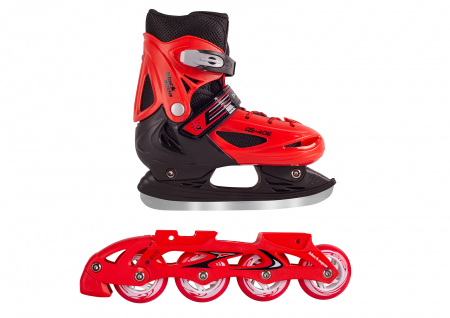 Раздвижные коньки AS-406 с дополнительной роликовой платформой